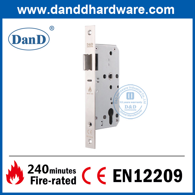 CE отмечен евро SS304 Пожарный рейтинг ночной защелка Lock-DDML014