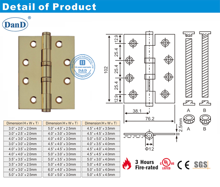 Твердый латунный Hights-D и D аппаратное обеспечение