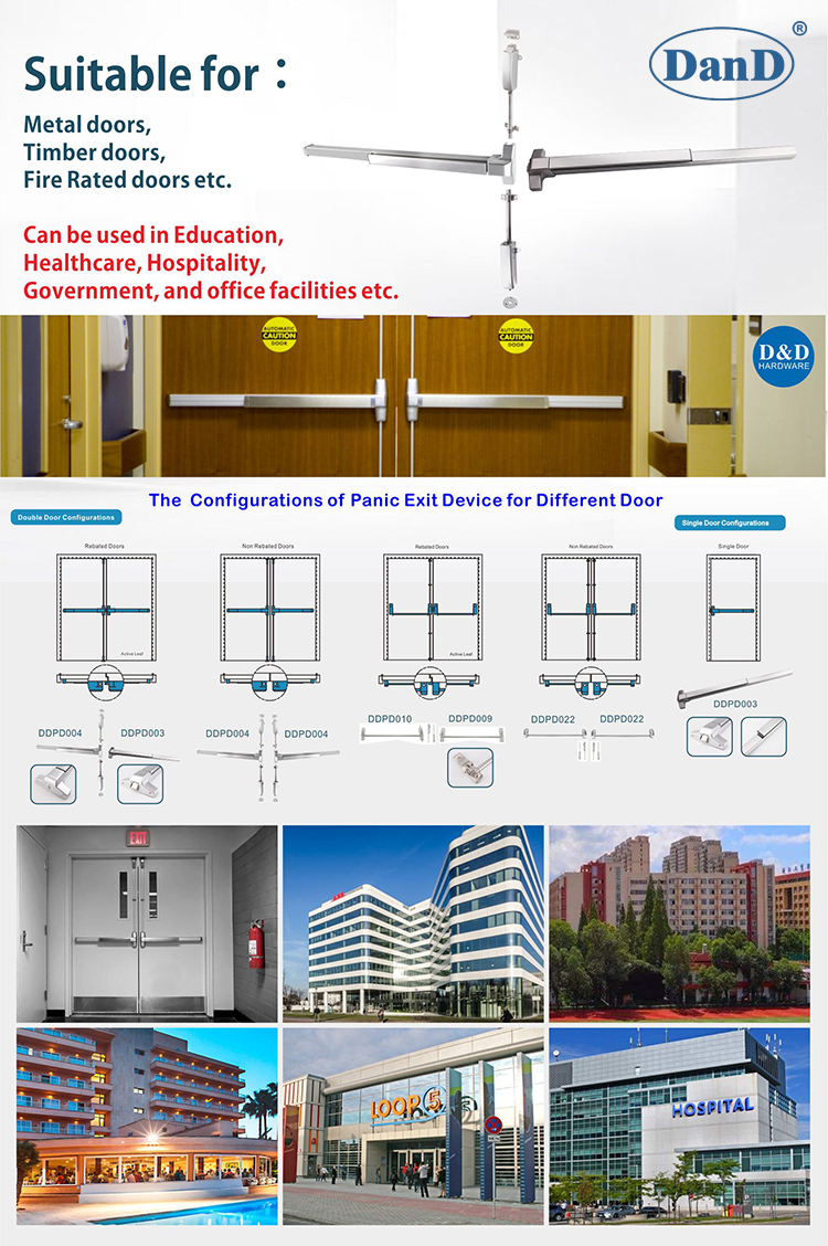 Огненная дверь с паникой BAR-D и D Оборудование