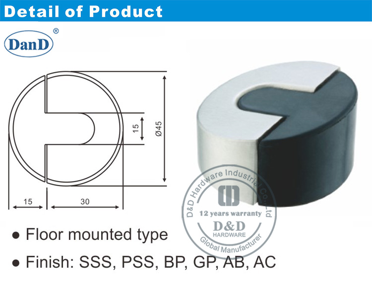 Деревянная дверная остановка и D оборудование