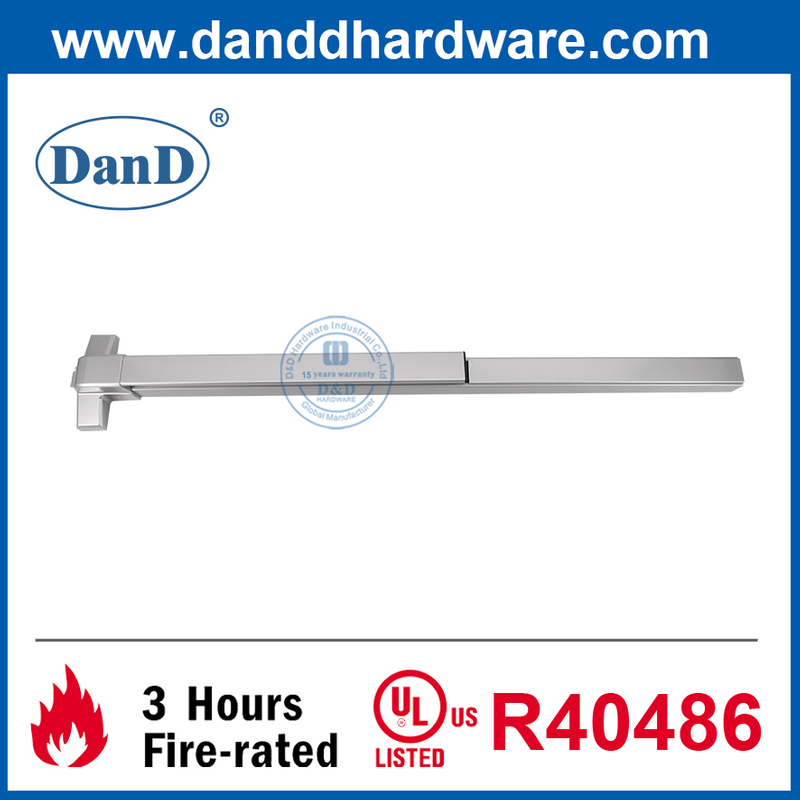 UL Перечисленный обод типа Fire Exit Device Touch Bar Bar Steel Panic Bar-DDPD003