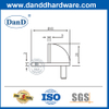 Современные дверные остановки цинк сплав Black Door Stopper-DDDS004