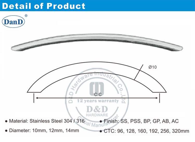 Мебельная ручка-D и D аппаратное обеспечение