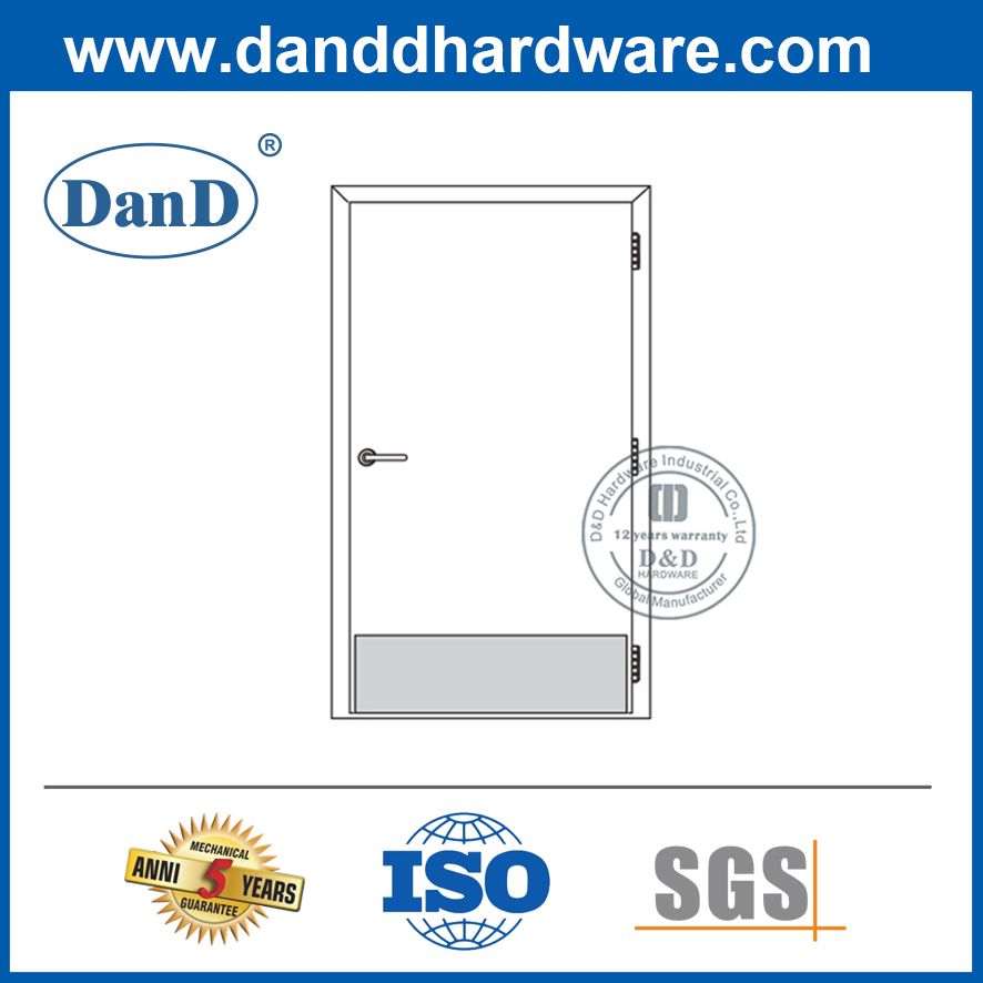 Дверная пластина из нержавеющей стали-DDKP002