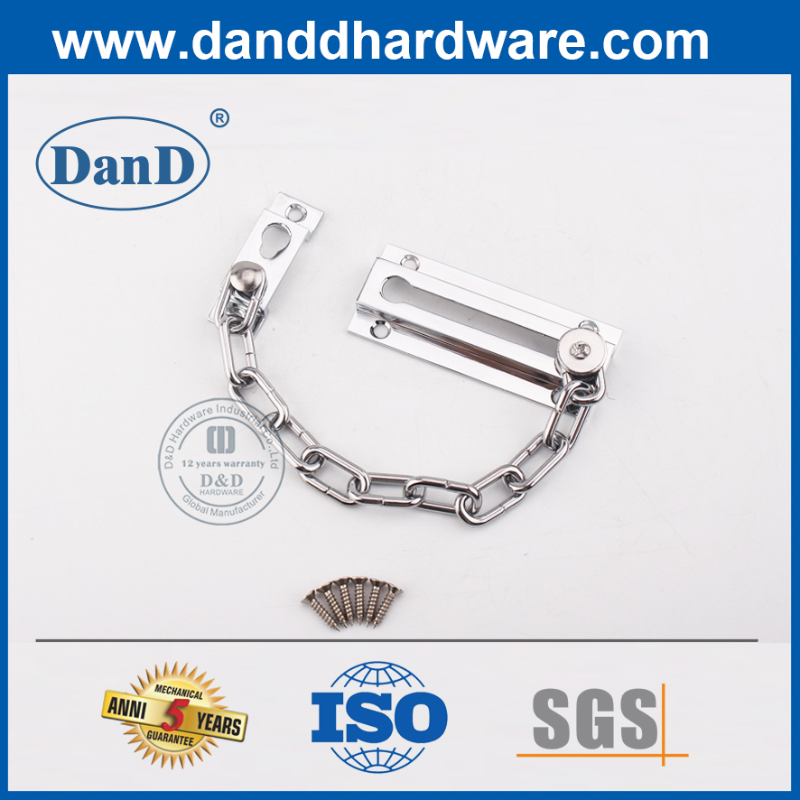 Латунная поверхностная монтированная цепь безопасности двери-DDDG005