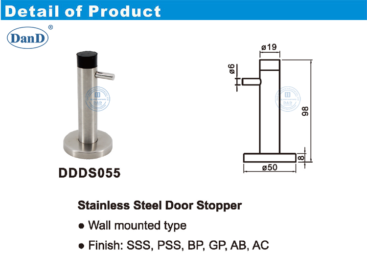 Дверной стоп для стены