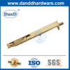 SS304 Одиночная деревянная дверь атласная латунная латунная глиновая засовка болта-DDB001