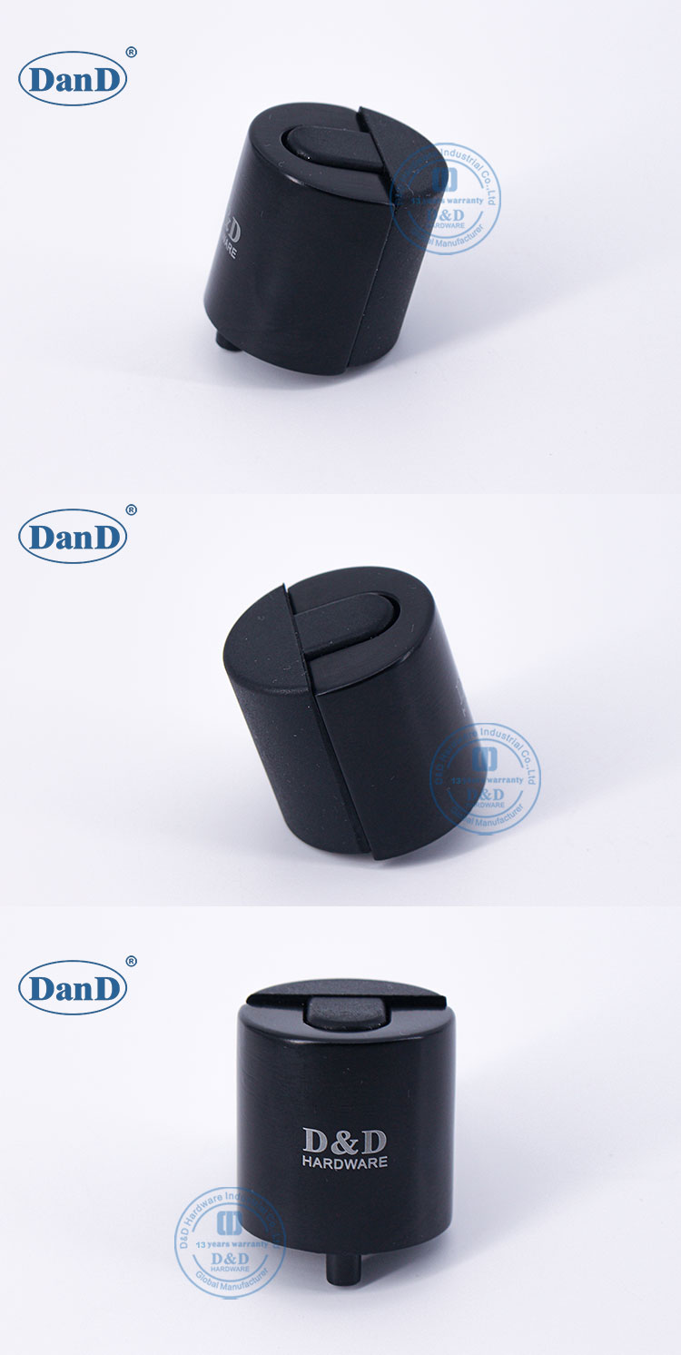 Черная резиновая дверная остановка