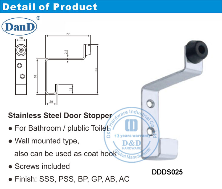 Остановки на стены для дверей