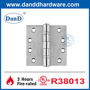 Серебряная дверь петли UL Перечисленные шарнирные петли для дверей-DDSS001-FR-4X4X3.4