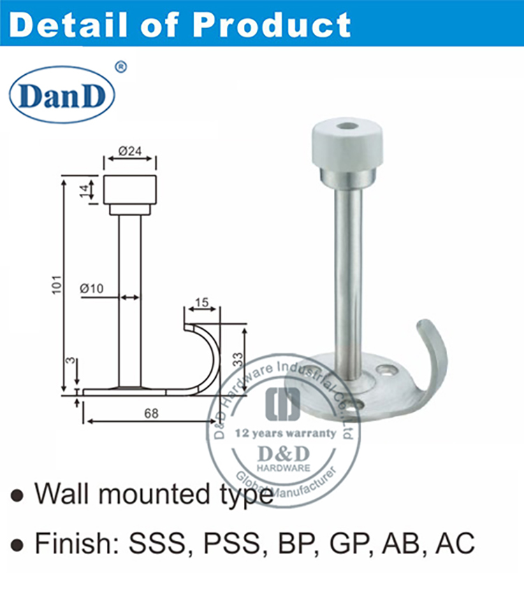 Дверные стопоры типов и оборудование