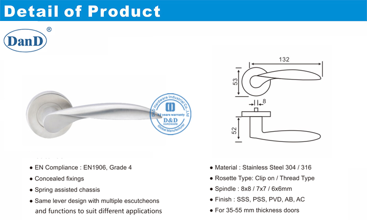 Дверная ручка в спальне-D и D аппаратное обеспечение
