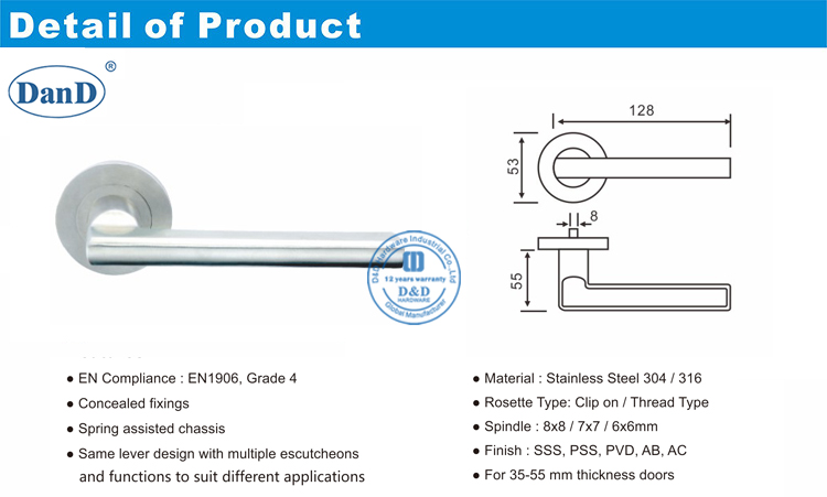 Левша дверная ручка-D и D аппаратное обеспечение