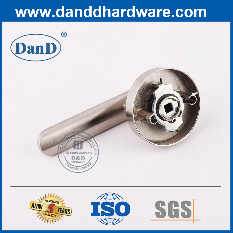 Серебро один путь блокировки цинкового сплава трубчатый рычаг Lockset-ddlk095