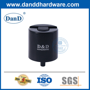 Резиновая дверная стопора из нержавеющей стали/ цинк сплава черная дверная остановка DDDS012