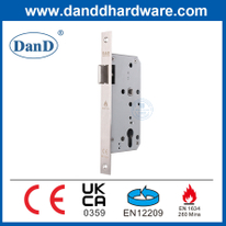 CE EN 12209 Нержавеющая сталь 304 евро защелка проход Mortise Metal Door Lock-DDML011-5572