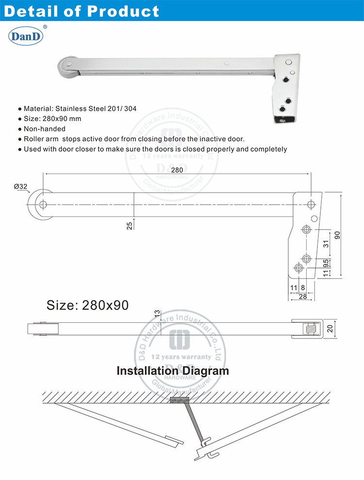 Дверное координатор Устройство-D и D Оборудование