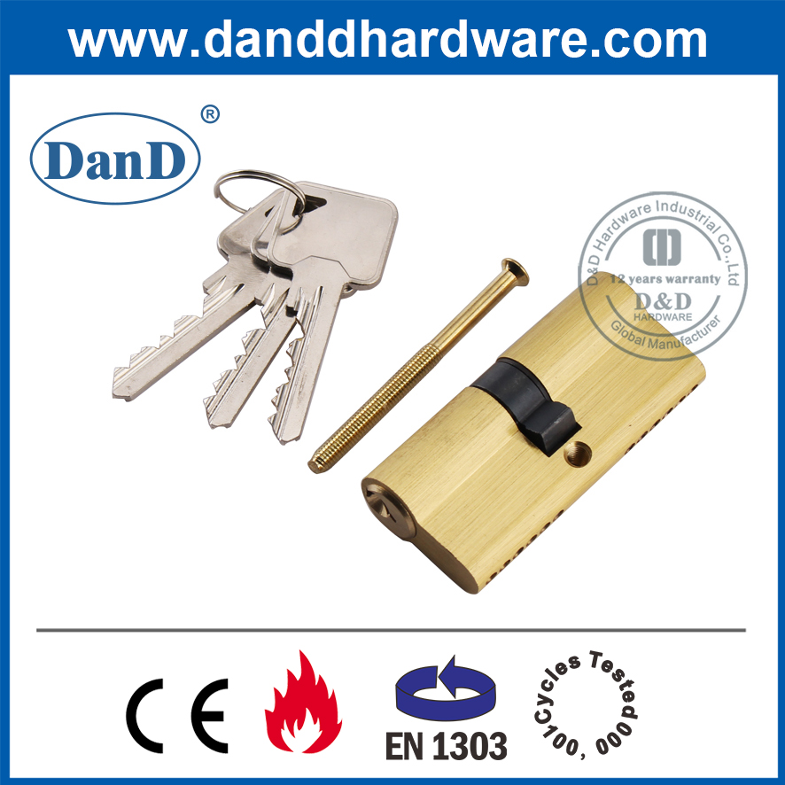 EN1303 Gloden Security Mortice Door Lock Double Cylinder-DDLC003