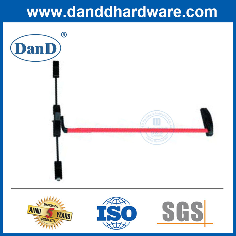 Коммерческое выездное устройство паническая сталь стальная красная черная внешняя внешняя паника устройства DDPD036