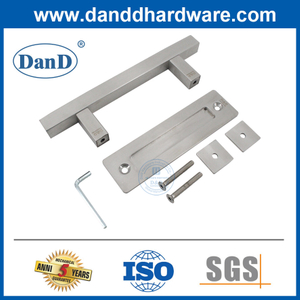Внешнее оборудование для дверей сарай атласная нержавеющая сталь раздвижная ручка дверной дверцы DDBD104
