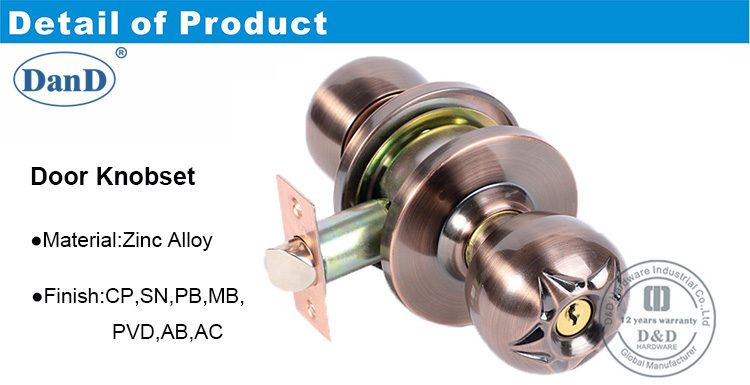 Дверная блокировка для стальной дверной оборудования DDLK056-D и D