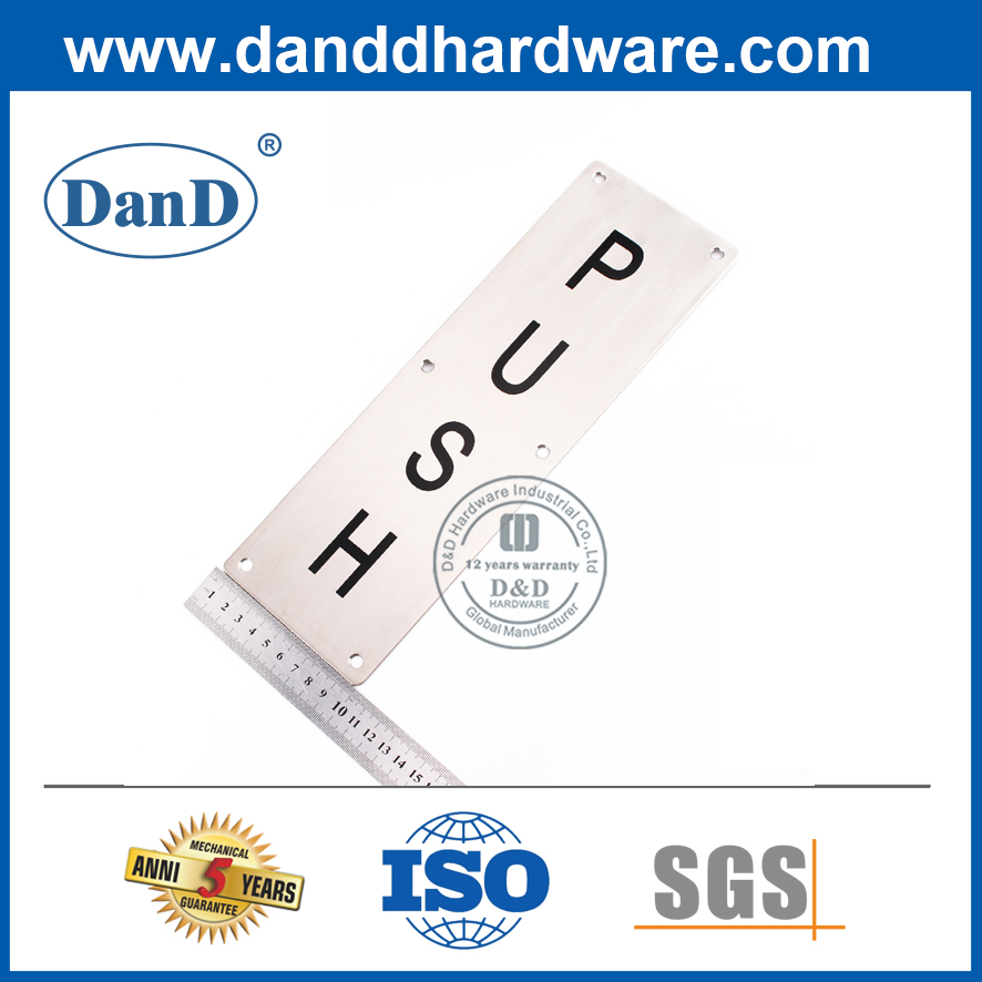 Настенный квадратный тип настенного типа из нержавеющей стали. DDSP004