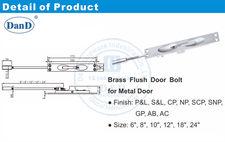 Пружинный слайд-болт-D и D Аппаратное обеспечение