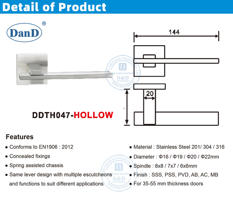 Серебряные внешние дверные ручки