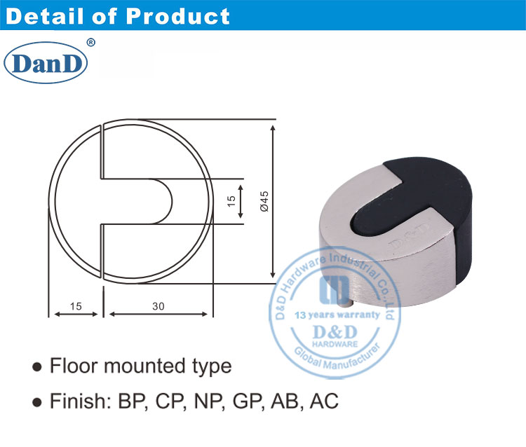 Современная дверная остановка