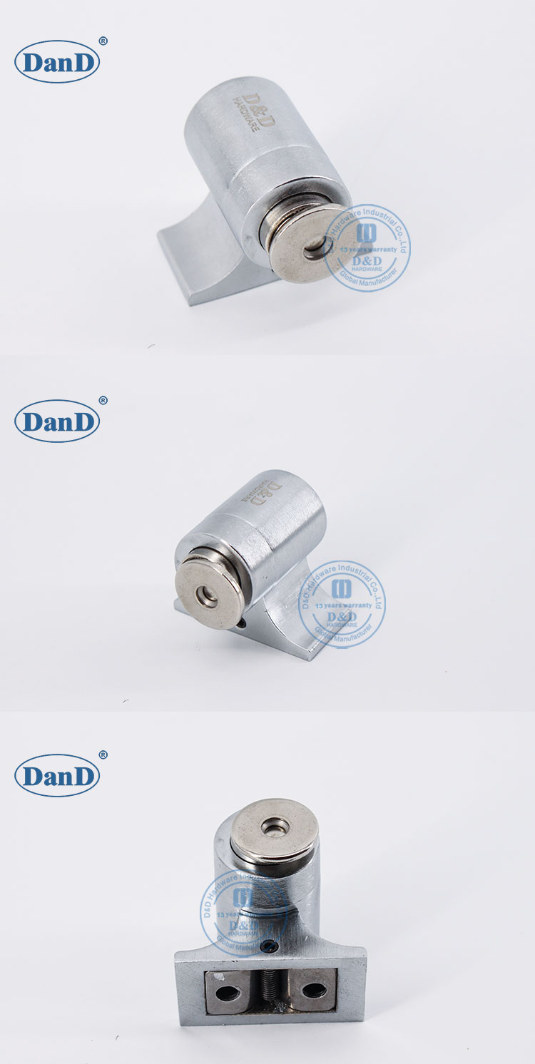 Атласная хромированная дверь