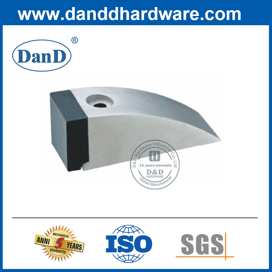 Остановка резиновой двери из нержавеющей стали для внешней двери-ДДДС012
