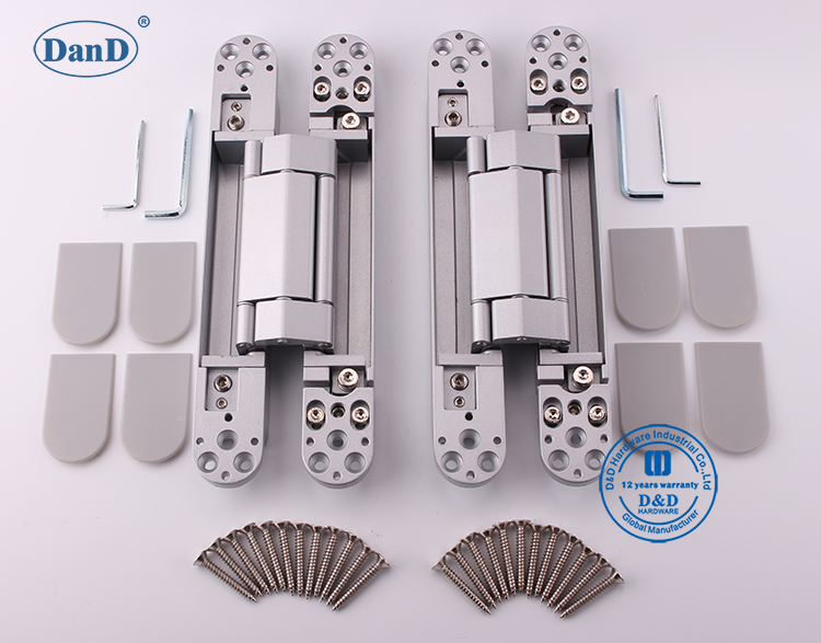 Серебряное скрытое Hinge-D и D Adware-120 кг