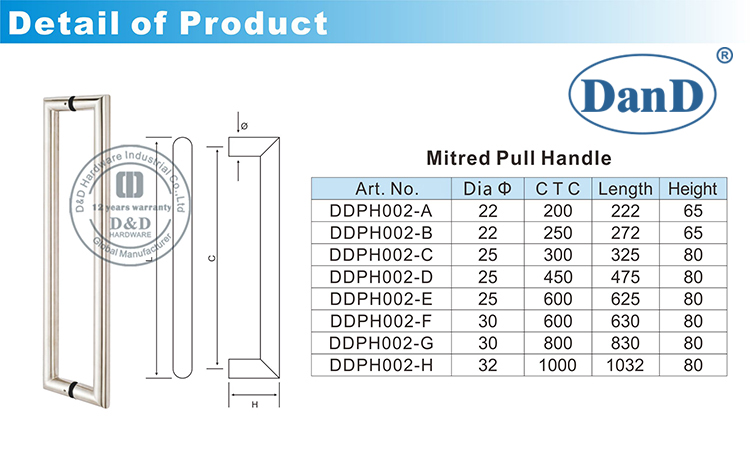 Входная дверная ручка-d &nbsp; и &nbsp; d &nbsp; аппаратное обеспечение