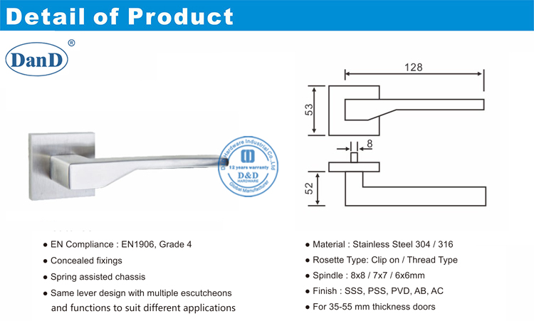 Твердое рычажное ручку-D и D аппаратное обеспечение