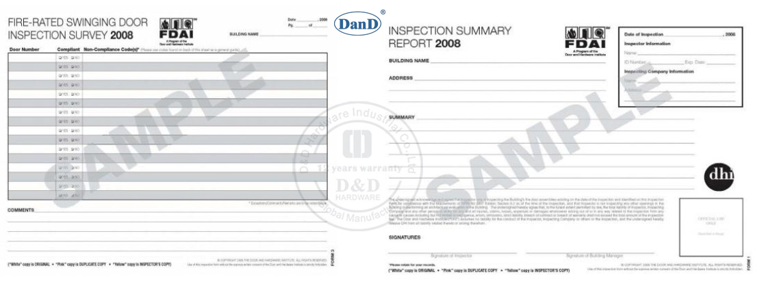 Стандарты пожарной двери в Соединенных Штатах и ​​Европе-D и D