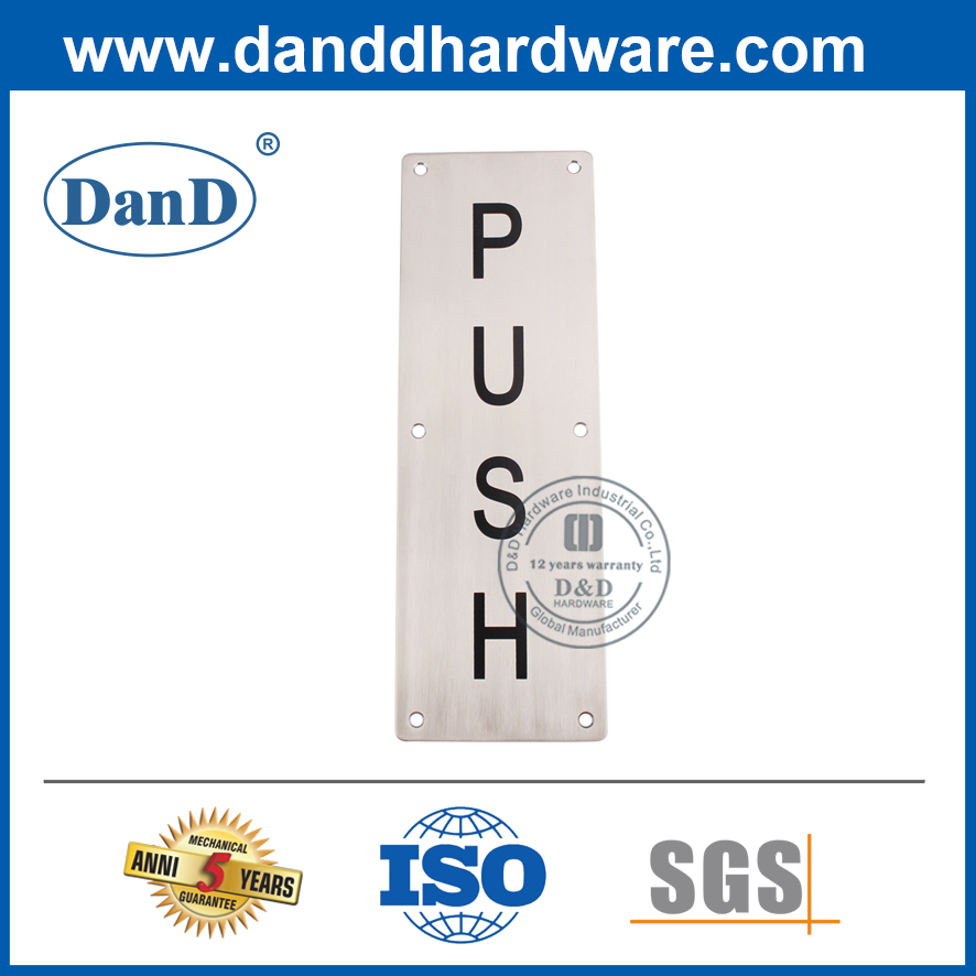 Нержавеющая сталь Круглый тип Push-таблицы для деревянной дверцы DDSP006