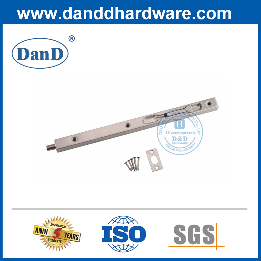 SS304 Вертикальный промывочный дверной болт для двойной скидки DDDB008