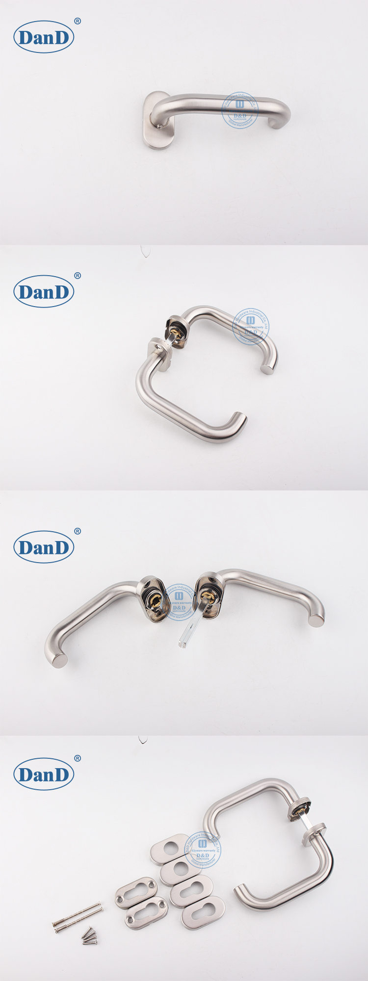 Дверная ручка из нержавеющей стали 