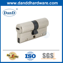 Высокая безопасность твердых латунных двойных открытых дверных цилиндров с клавишами-DDLC021