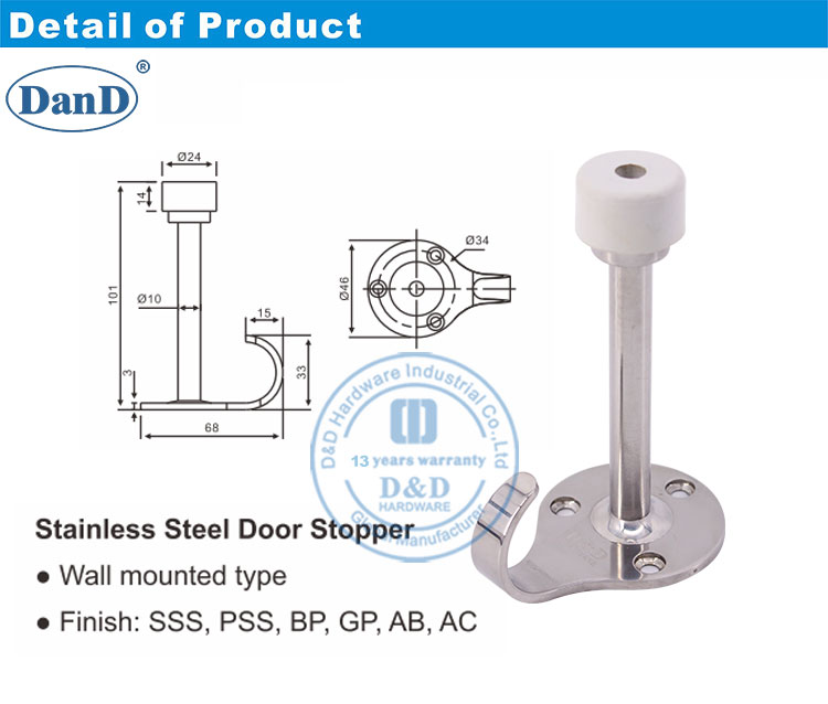 дверная остановка с крючком