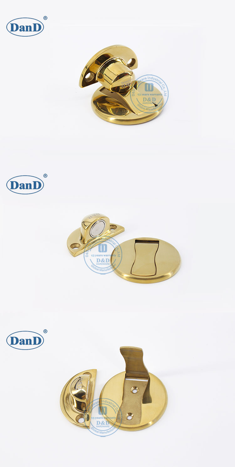 Золотая дверная остановка