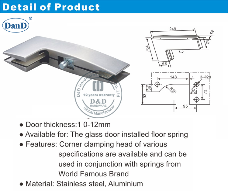 Угловое оборудование для патча-фитинга и D