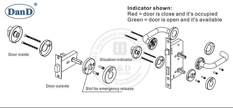 WC Deadbolt -D и D аппаратное обеспечение