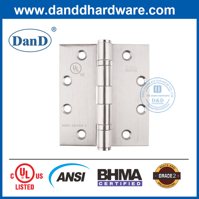 ANSI Grade 2 Огненной рейтинг SS316 Дверной шарнир в 304 из нержавеющей стали-DDSS001-ANSI-2-4,5x4x3,4