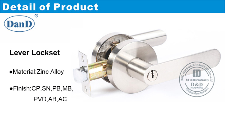 Рычажный лотация для деревянной дверной DDLK073-D и D оборудования