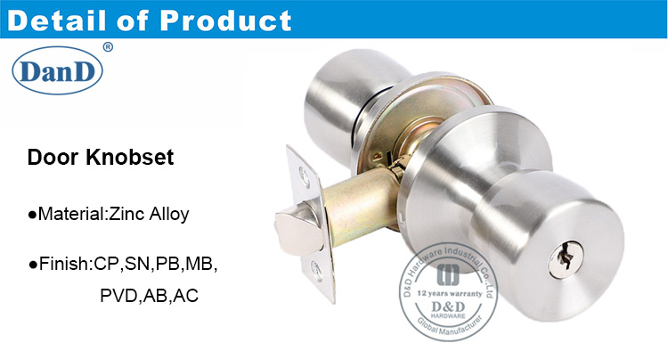 Трубчатое замок-DDLK033-D и D аппаратное обеспечение