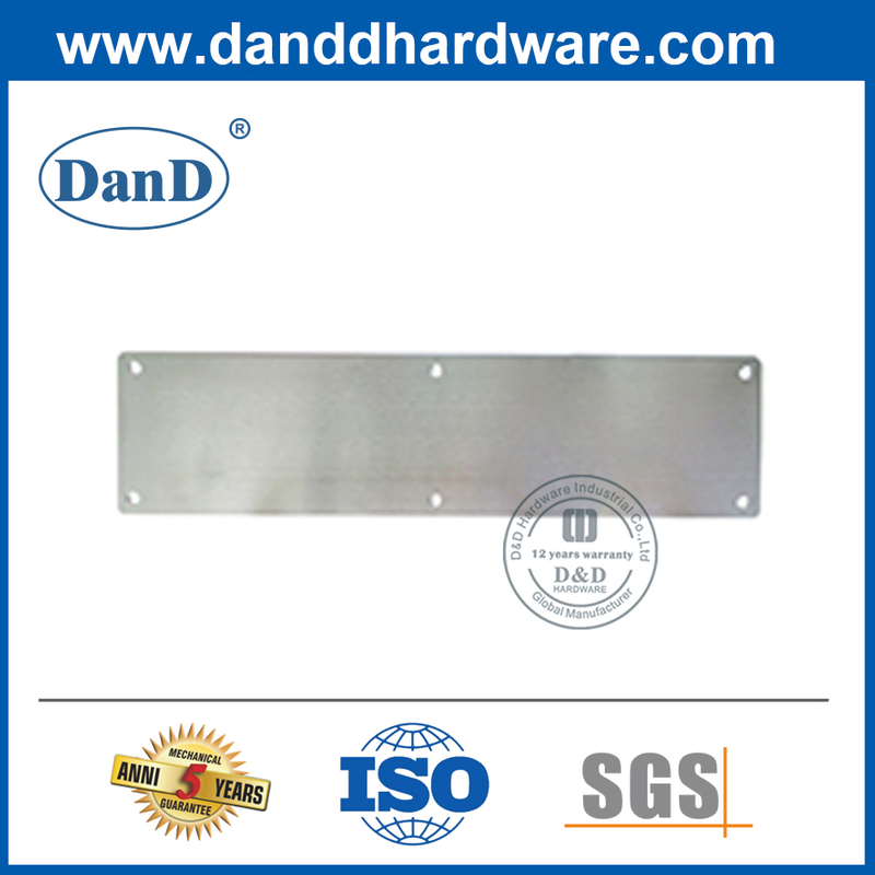 Нержавеющая сталь плита для дверей-DDKP001