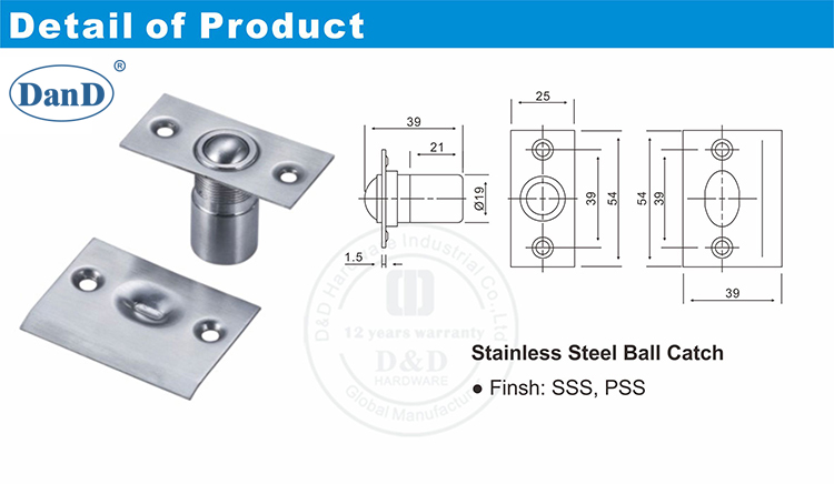 Ball Catch Latch -D и D Оборудование