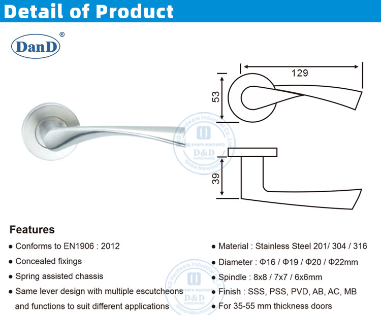 Внутренние дверные ручки
