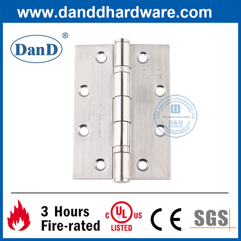 UL Fire Rated SUS316 Стандартный размер шарнир для дверей для входа DDSSSS005-FR-5x3.5x3.0